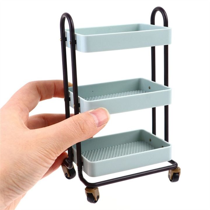 Cute%20Display%20Bookshelf%201:6%20Dollhouse%20Cart%20Scene%20Model%20With%20Wheels%20Kitchen%20Shelf%20Dolls%20Accessories%20-%20Image%204