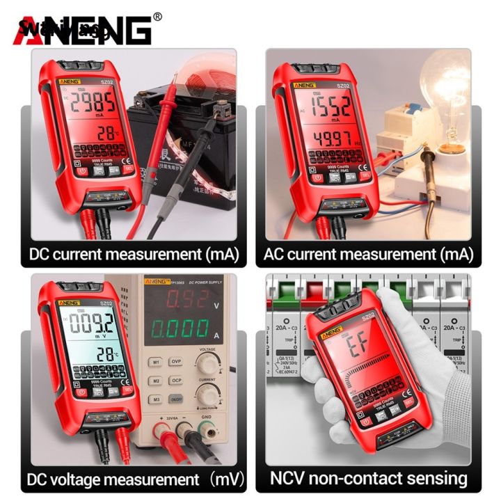 Wenefang%20Sutuiying%20ANENG%20SZ01/SZ02%20Diode%20Tester%20Professional%20Digital%20Multimeter%20True%20New%20Profesional%20RMS%20Smart%20AC/DC%20Current%20Voltage%20Auto%20Range%20Multimetres%20Tools%20-%20Image%204