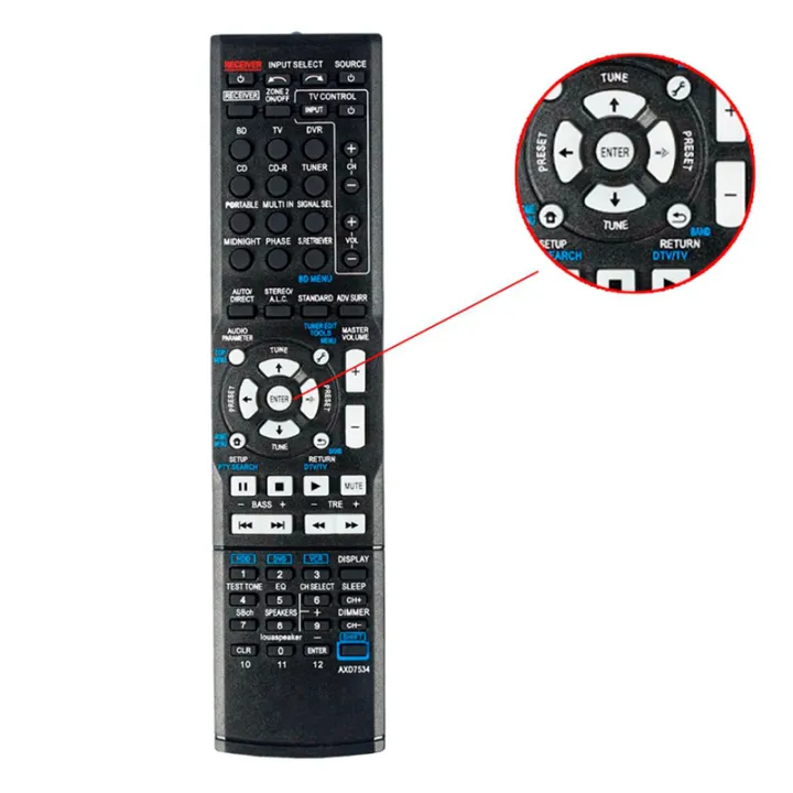 NAMUNY%202%20Pcs%20Black%20Replace%20Remote%20Control:%201%20Pcs%20Pro%20Axd7622%20&%201%20Pcs%20Axd7534%20-%20Image%206
