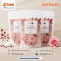 Bubble Me 'Spoil Yourself' Rose Petals Bath  - 400g | Relaxation & Skin Care Bath for Body & Foot Spa. 
