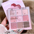 9 Colors Glitter Snow Princess Eyeshadow Palette Dream Girl Pearly Eye Shadow Pink Brown Nude Light Makeup Highlights Eyes. 