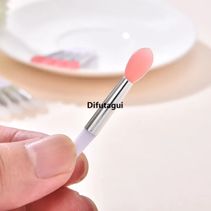 Difutagui%205Pcs%20Double%20Side%20Soft%20Silicone%20Head%20Eyeshadow%20Lip%20Applicator%20Brush%20Portable%20Makeup%20Brushes%20with%20PVC%20Bag%20Cosmetic%20Beauty%20Makeup%20Tools%20-%20Image%202