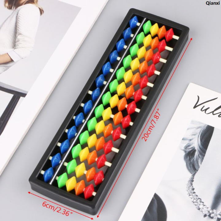 Léger japonais 13 colonne Abacus Soroban débutants outil dispositif d