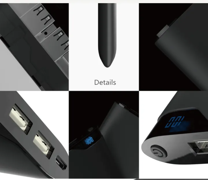 Romoss%20Neon%20Series%20Power%20Bank%20LCD%202%20Port%2010000mAh%20(ORIGINAL)%20-%20NE10%20-%20Black%20-%20Image%203