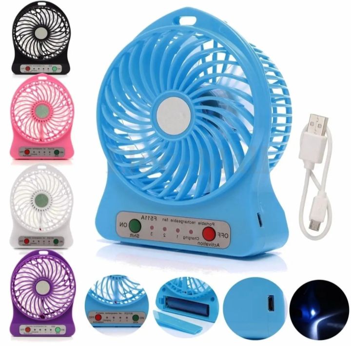 Portable Rechargeable Mini Fan Multipurpose USB Rechargeable Mini Fan