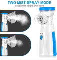 New Portable Mesh Nebulizer, Silent and Compact Nebulizer Machine for Adult and Kids, Travel and Household Use, Steam Inhaler for Cold and Cough - Quick Relief, Vaporizer, Baf Machine With Respiratory Mask, Effective for Cough, Asthma, Bronchitis (Unique). 