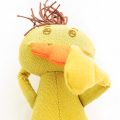 Multicolor Dilly Duck Doll For Kids (Fair Trade Product). 