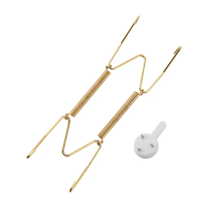 ARELENE%2020%20Pieces%206%20Inch%20Plate%20Hangers%20Wall%20Plate%20Hangers%20Brass%20Wire%20Plate%20Holders%20with%2020%20Pieces%20Wall%20Hooks%20-%20Image%203