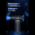 Electric Air Duster Turbo Fan 8000mAh Battery High Power LED Light Touch Control.