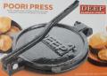 Cast Iron Heavy Weightage Deep Casting Bid Puri/ Roti/ Chapati Maker Press for Kitchen. 