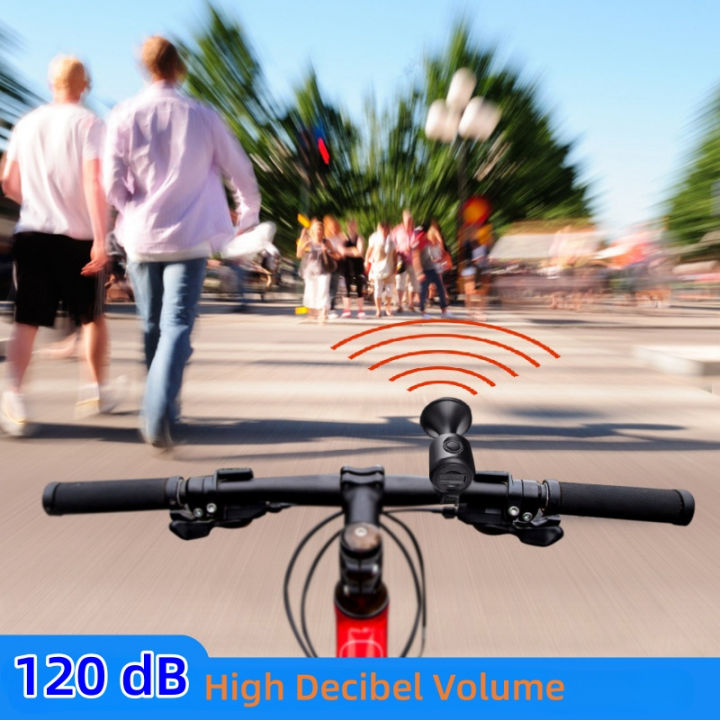 Bicycle%20Bell%20Electronic%20Horn%20Loud%20Warning%20Sound%20ABS%20120db%20Safety%20Electric%20Bell%20IPX4%20Speaker%20Alarm%20Ring%20For%20Scooter%20Road%20Bike%20CF8%20-%20Image%202