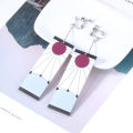 Original Jewelry, Kos, Long Hanafuda, Props, Anime Blade, Acrylic, Fashion, Tanjiro, Earrings, Demon Slayer, Cosplay, Drop, Ms. Bryn, Girl. 