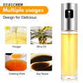 DISICHEN Profesional transparent bag Olive Oil Sprayer Oil Sprayer for Cooking Dressing Spray Grilling Olive Oil Glass Bottle BBQ Baking Kitchen Tool. 