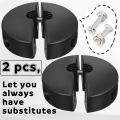 2Sets Air Hose Stopper Adjustable Hose Reel Replacement Parts Bumper for 1/2In ID,Auto Rewind Retractable Hose Reel Stop. 