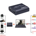 4k Audio Video Capture Card with Loop Out, HDMI-compatible USB 2.0 for Phone, PS4 Game, Live Video Streaming and Recording. 