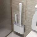 with No Dead Corners, a Brush Tool for Household Washing, Wall Mounted Toilet Cleaning Set. 