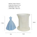 Dress Silicone Soap Mold Craft Art Plaster Mould 3D Wedding Mold DIY Candle Mould Bride. 