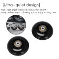 8 Pack Inline Skate Wheels, Indoor/Outdoor Roller Skate Wheels, Replacement Wheels with Bearing 64mm. 