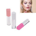 Sub-bottling love-shaped lip gloss bottle lip glaze empty tube transparent bottle plastic empty bottle makeup packaging. 
