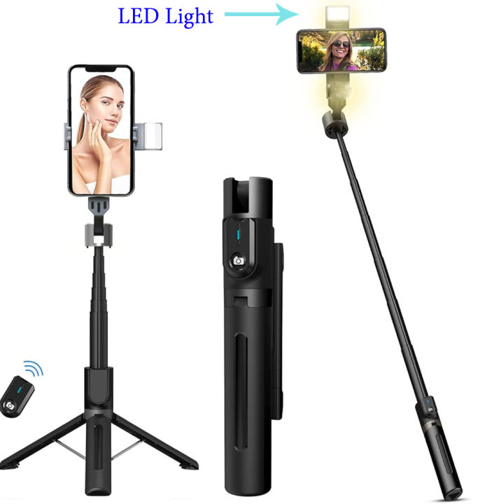 3%20in%201%20Bluetooth%20Remote%20Control%20Phone%20Tripod%20Selfie%20Stick%20With%20LED%20Light%20For%20Video%20Shooting%20-%20Image%206