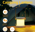 Rechargeable LED Camping Lantern Flashlight,Portable Retractable Folding Lamp Camping Accessories,Use for Hiking, Emergency Light, Camping,Tent Garden Patio. 