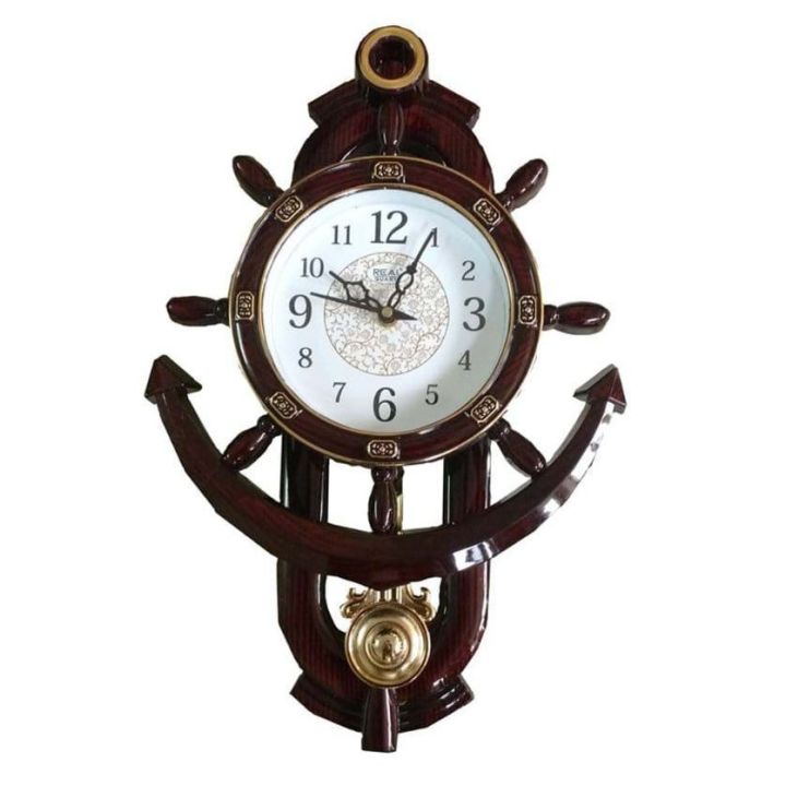 Plaza%20Quartz%20ALTRA%20Plastic%20Abstract%20Pendulum%20Wall%20Clock%20(45%20x%2030%20x%205%20cm,%20Brown)%20-%20Image%202