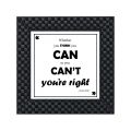 "If life was easy" Quote- matt laminated printed poster with checker frame (4 pcs set)9x9Inch. 