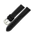 22Mm Silicone Watch Band Wrist Rubber Mens Strap Sport Diver Waterproof White - Intl. 