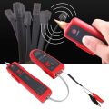 Network Cable Wire Tracker Cable Tester UTP STP RJ11 RJ45 Cat5 Cat5E Cat6 Telephone Wire Tracker Tracer Toner Detector Line Finder (RED). 