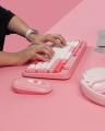 Fantech Go Mochi 101 WK899 Multi-device Compact Combo Wireless Keyboard Mouse Built-in Phone Holder. 