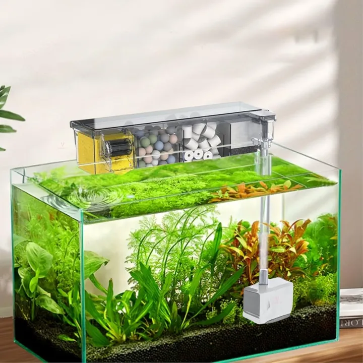 SOBO%20AQ%E2%80%9117H%20External%20Waterfall%20Bio%20Top%20Filter%206%20Watt%20Hang%20On%20Aquarium%20Filter%20-%20Image%202