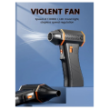 OUMERY New 130000 RPM Electric Air Blower Turbo Jet Fan Brushless Motor High-Speed Turbo Violent Fan USB Powerful Dust Blower B. 