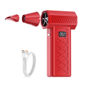 Electric Air Duster 130000RPM High- 6-Gear Speed Portable Dust Blower with LED Light Safety Hammer Mini Turbo Fan. 