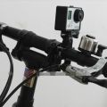 Bike Motorcycle Handlebar Seatpost Pole Mount Holder For Gopro and Action Cameras. 