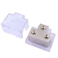 Car Audio Amplifier Power Distribution Block 1 in 2 Out Way Power. 