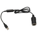 USB 5V To 12V Car Lighter Socket Power Female Converter Adapter Cable. 