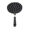 Portable Aluminum Alloy Waffle Baking Mould Pan Heat Resistant Double Sided Waffle Maker Pan Heat Press Plate With Handle Waffle Cake Mould Pot Baking Cooking. 