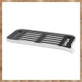 Kqueebee Plastic Dish Drainer Dryer Tray Large Sink Drying Rack Worktop Drain Rack Kitchen Water Filter Tray-White. 