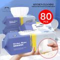 Kitchen Cleaning Wipes Decontamination Wet Wipes Multi-Functional Tissue for Cleaning Kitchen House Platform Clean Wipe. 