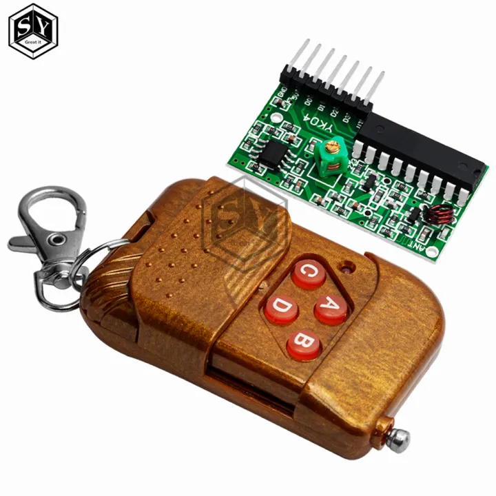 Vip 2262 Remote Control 1Set IC 2262/2272 4 Channel 315Mhz Key Wireless Remote Control Kits ...