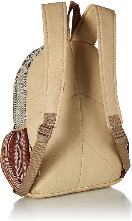 AIOG%20-%20Himalayan%20Pure%20Hemp%20Multi%20Pocket%20Backpack%20with%20Laptop%20Sleeve%20-%20Fashion%20Cute%20Travel%20School%20College%20Shoulder%20Bag%20/%20Bookbags%20/%20Daypack%20-%20Image%203
