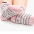 Wenefang 6 Pairs/lot Baby Socks Cotton Anti-slip Children's Boat Socks New For Boys Girl Low Cut Floor Kids Sock With Rubber Grips 0-7Y. 