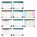 Practical Creative Wall Calendar Colorful 2024-2025 English Calendar Portable To Do List Calendar Planner Stationery Supplies. 