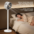 USB Rechargeable Pedestal Fan 4000mAh | Height Adjustable Telescopic Table & Floor Fan | 5 Speed 360° Air Circulator | Portable Silent Fan with Aromatherapy for Home, Office & Camping. 