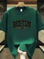 Unisex BOSTON COTTON PRINTED T-SHIRT ( Men & Women ). 