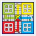 Ludo & Snake-Ladder Board Game With Goti (Laminated) - Janaki Brand- Big Size 30 cm × 15.5 cm. 