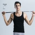 Vest Men's Pure Cotton Base Men's Loose I-Shaped Vest Sports Hurdle Fitness Summer Casual Sleeveless Inner Wear. 