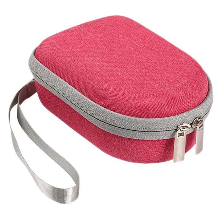 OYPFXMI Carrying Case Travel Storage Bag EVA Waterproof Protector Portable Hard Case for GO 3 Bluetooth Speaker Pink