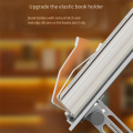 Adjustable Acrylic Book Stand for Reading, Book Holder with Pen Slot, Foldable Desktop Riser for Laptop Recipe Textbook Reusable Easy to Use. 