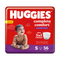 Huggies Wonder Pants (S) 56 pcs Size (4-8 Kgs) Baby Diaper Pants| Complete Comfort India's Fastest Absorbing Diaper with upto 4x faster absorption. 